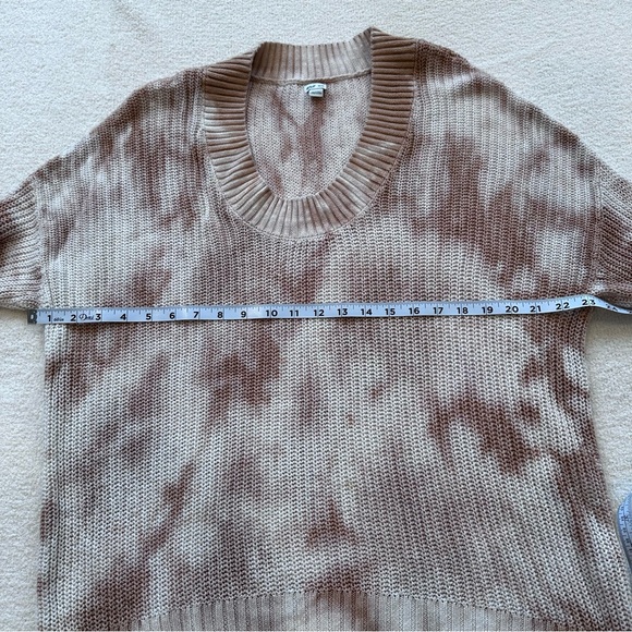 AERIE OPEN KNIT OVERSIZED SWEATER in Raw Sienna - Picture 8 of 8